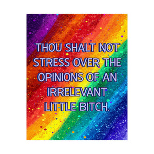 Bespattered Facade "Thou Shalt Not..." Giclée Archival Matte Paper Prints