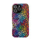 Bespattered Facade Rainbow Paint Splatter Leopard Impact-Resistant Case