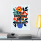 Bespattered Facade "I'm a Sensitive Little Menace" Colorful Flowers Giclée Archival Matte Paper Prints