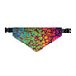 Bespattered Facade Tasty Neons Pet Bandana Collar