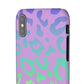 Bespattered Facade Rainbow Leopard Snap Case