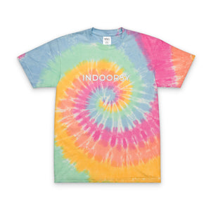 CUSTOM Embroidered Rainbow Tie Dye T-Shirt | Unisex Adult Sizes S - 2X | Two Shirt Colors