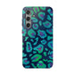 Bespattered Facade Emerald Leopard Impact-Resistant Case