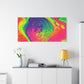 Bespattered Facade Fluid Art Abstract Painting Stretched Matte Canvas Art Prints | Multiple Sizes