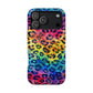 Bespattered Facade Rainbow Watercolor Leopard MagSafe Tough Case