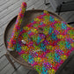 Bespattered Facade Rainbow Leopard Wrapping Paper | Three Sizes | Glossy or Matte