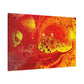 Bespattered Facade Flamin' Hot Stretched Matte Canvas Art Prints | Multiple Sizes