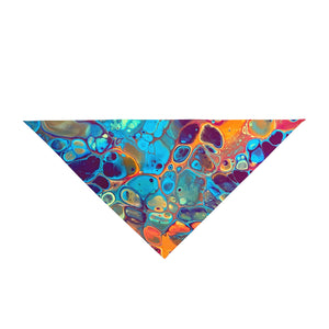 Bespattered Facade Intergalactic Rainbow Pet Bandana