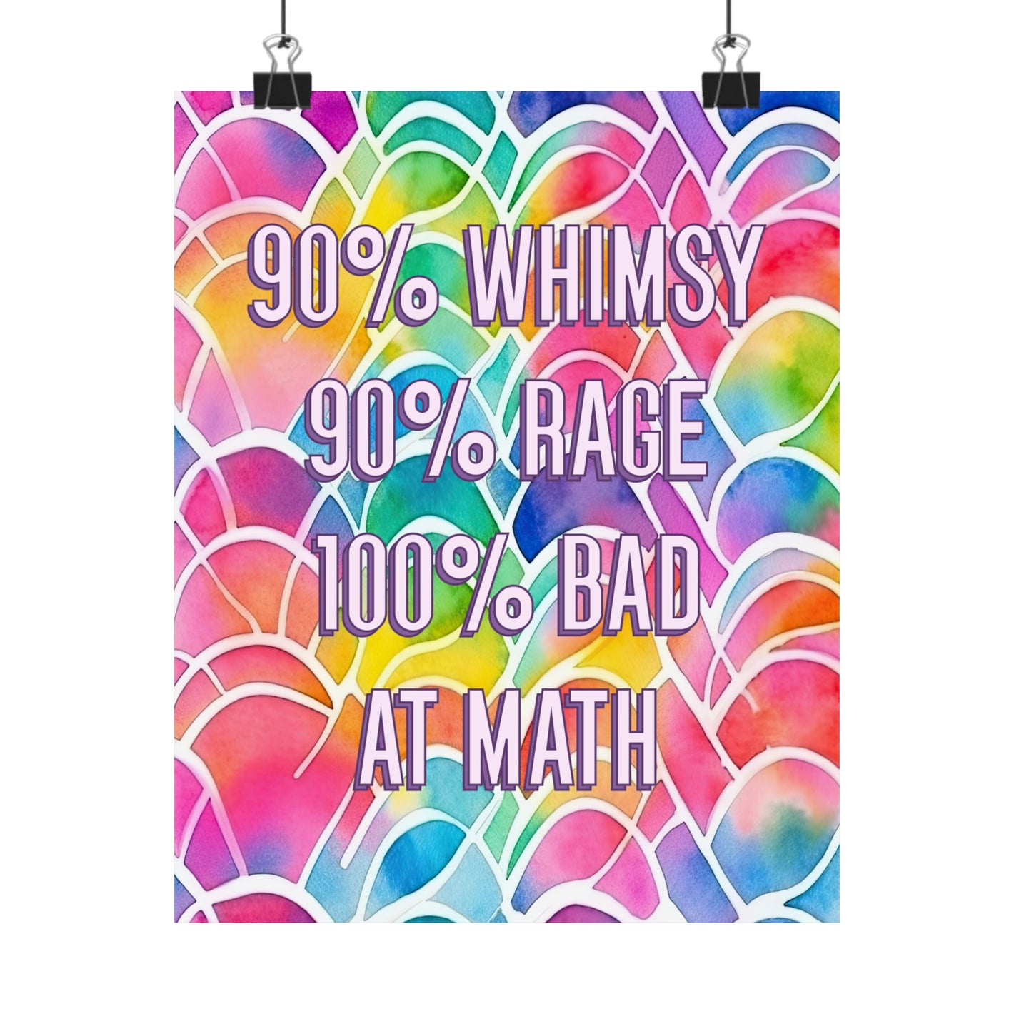 Bespattered Facade "Percentages" Giclée Archival Matte Paper Prints