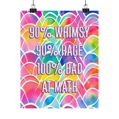 Bespattered Facade "Percentages" Giclée Archival Matte Paper Prints
