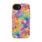 Bespattered Facade Rainbow Stars Impact-Resistant Case