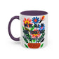 "We're All In This Together..." Rainbow Flowers Mug | Eight Colors | 11oz or 15oz
