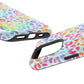 Bespattered Facade Bright Rainbow Leopard Impact-Resistant Case