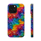 Bespattered Facade Rainbow Swirls MagSafe Tough Case