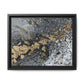 Bespattered Facade You're Golden Framed Canvas Art Print | 3 Frame Colors | Multiple Sizes