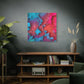 Bespattered Facade Resin Petri Macro Photograph Stretched Matte Canvas Art Prints | Multiple Sizes