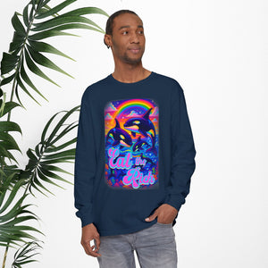 Bespattered Facade "Eat the Rich" Orcas 100% Cotton Comfort Colors Long-Sleeve Shirt