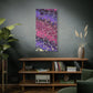 Bespattered Facade Fluid Art Abstract Painting Stretched Matte Canvas Art Prints | Multiple Sizes