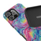 Bespattered Facade Rainbow Nebula Impact-Resistant Case