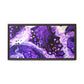 Bespattered Facade Purple Haze Framed Canvas Art Print | 3 Frame Colors | Multiple Sizes