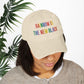 Bespattered Facade "Rainbow Is the New Black" Colorful Embroidered Distressed Dad Hat