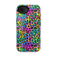 Bespattered Facade Candy Coated Neon Leopard Impact-Resistant Case