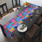 Bespattered Facade Rainbow Flow Table Runner (2 sizes)