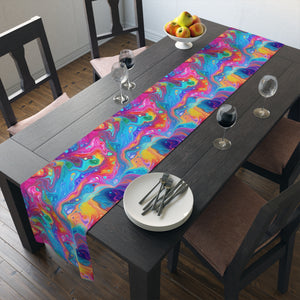 Bespattered Facade Rainbow Flow Table Runner (2 sizes)