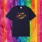 Bespattered Facade Rainbow Token Straight Friend Colorful LGBTQ+ Pride Premium Unisex Comfort Colors Garment Dyed 100% Cotton T-Shirt