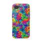 Bespattered Facade Bright Rainbow Flowers Impact-Resistant Case