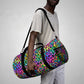 Bespattered Facade Candy Coated Neon Leopard Duffel Bag