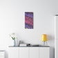 Bespattered Facade Fluid Art Abstract Painting Stretched Matte Canvas Art Prints | Multiple Sizes