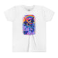 Bespattered Facade Rainbow Eat the Rich Colorful Retro Orcas Youth Short Sleeve Tee