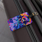 Bespattered Facade "Eat the Rich" Orcas Luggage Tag with Leather Strap