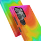 Bespattered Facade Rainbow Heat Map Snap Case