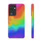 Bespattered Facade Rainbow Heat Map Snap Case