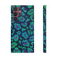 Bespattered Facade Emerald Leopard Snap Case