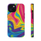 Bespattered Facade Vibrant Flow Impact-Resistant Case