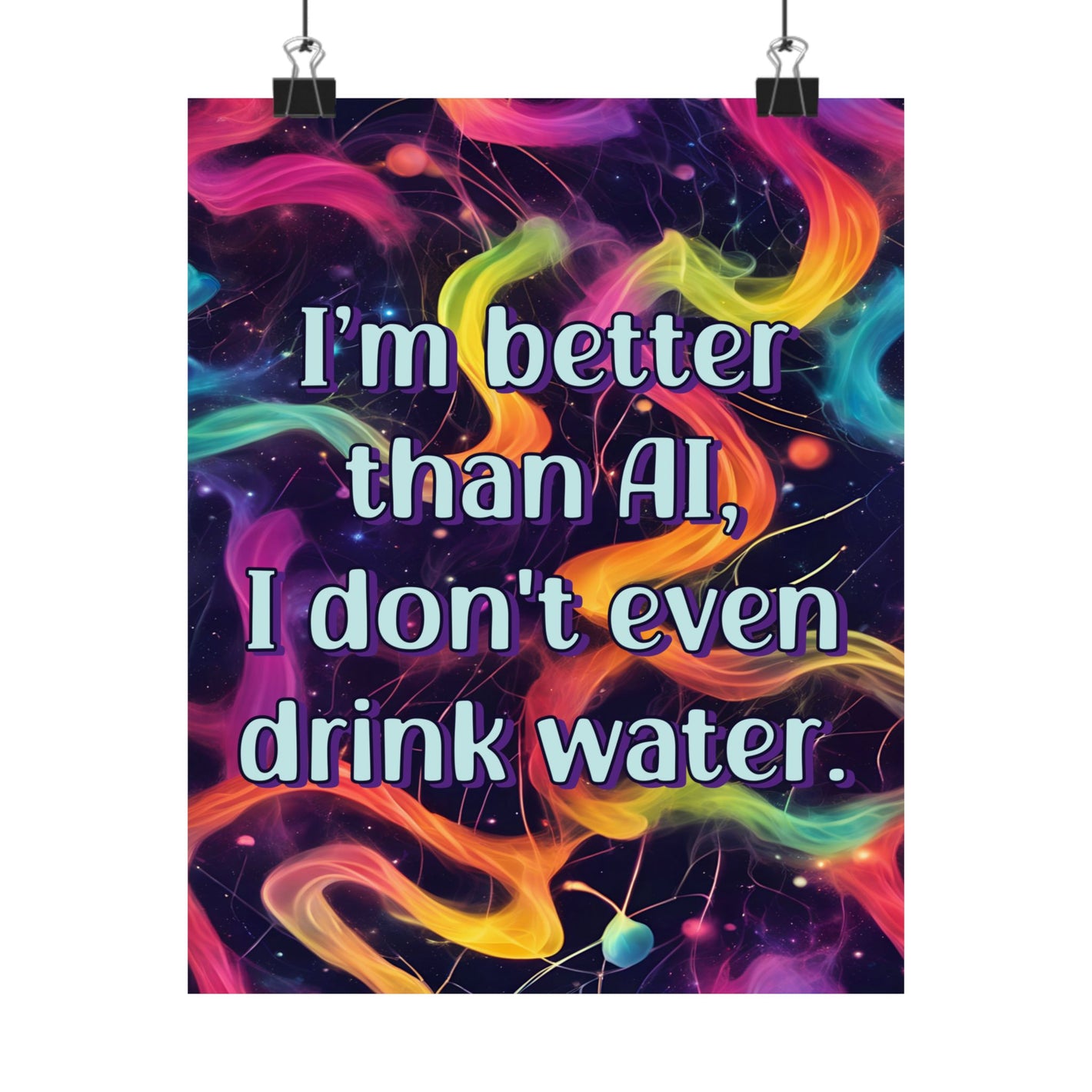 Bespattered Facade "Better Than AI" Giclée Archival Matte Paper Prints