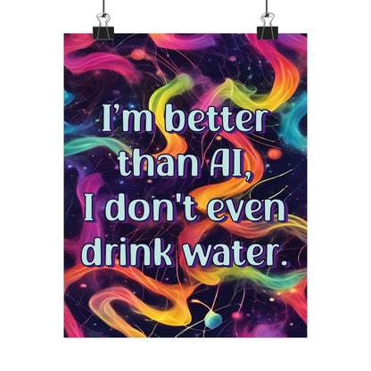 Bespattered Facade "Better Than AI" Giclée Archival Matte Paper Prints