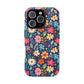Bespattered Facade Colorful Flowers Impact-Resistant Case