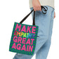 Bespattered Facade Make Empathy Great Again Eco-Friendly Carryall Tote Bag