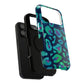 Bespattered Facade Emerald Leopard Impact-Resistant Case