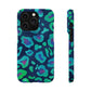 Bespattered Facade Emerald Leopard Snap Case