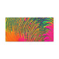 Bespattered Facade Neon Puddle Stretched Matte Canvas Art Prints | Multiple Sizes