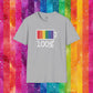 Bespattered Facade Rainbow Battery Unisex Softstyle T-Shirt