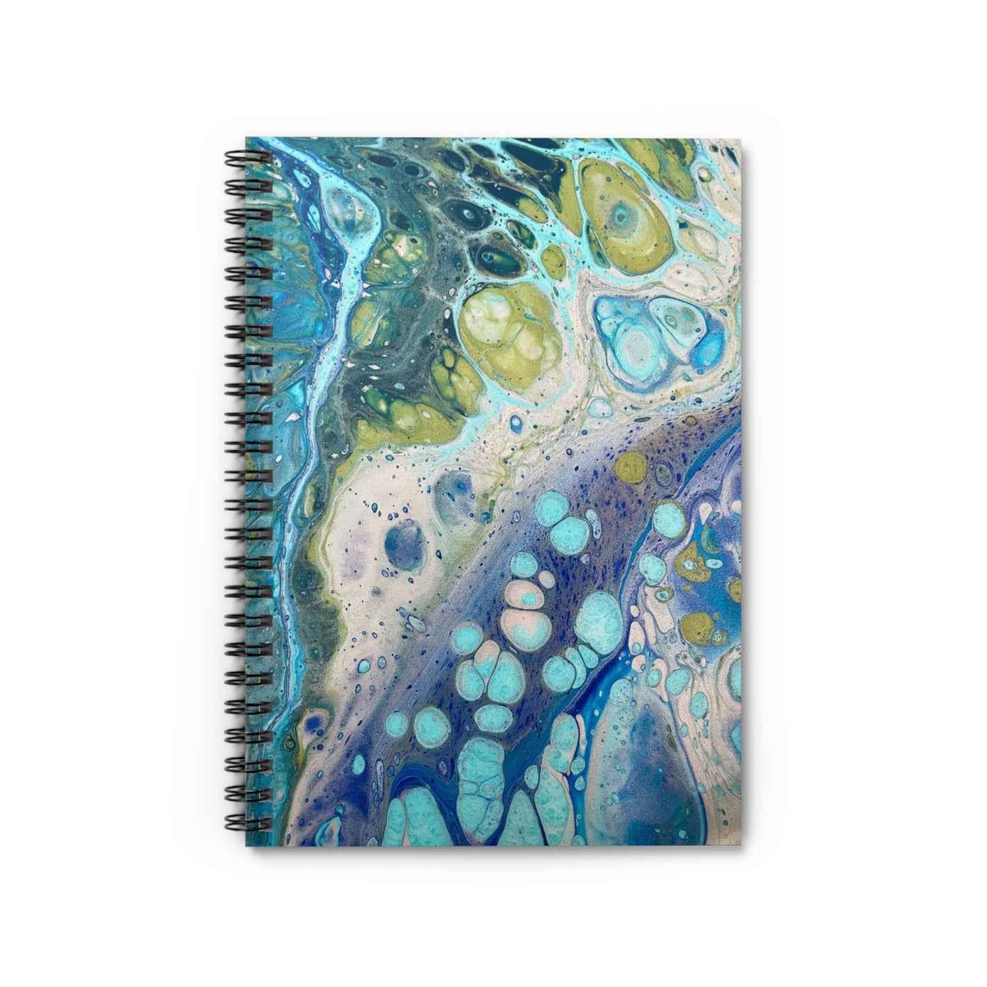 Bespattered Facade Sea Turtle Spiral Notebook - Lined Pages