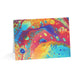 Bespattered Facade Rainbow Galaxy Greeting Cards | Sets of 1, 10, 30, or 50