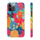 Bespattered Facade Bold Florals Snap Case