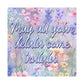 Bespattered Facade May All Your Delulu Come Trululu Pastel Floral Giclée Archival Matte Paper Prints